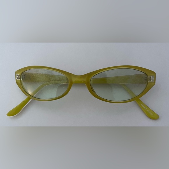 Accessories - Vintage Chartreuse Eyeglass Frames